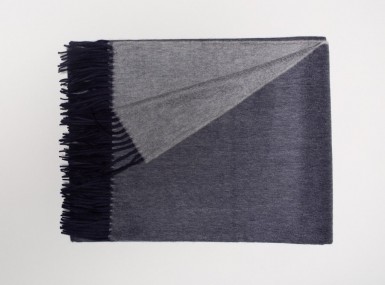 Vorschaubild begg arran reversible plaid navy grey