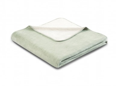 Vorschaubild biederlack duo melange plaid salbei natur