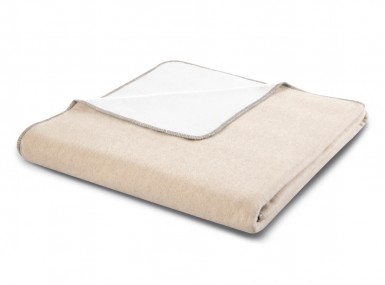 Vorschaubild biederlack green line plaid beige nature