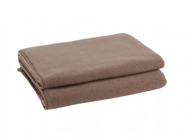 Vorschaubild zoeppritz soft fleece tagesdecke rauch braun