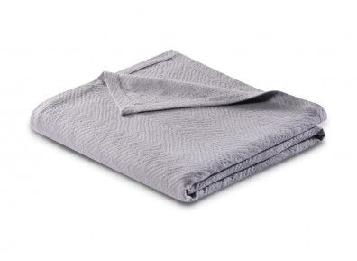 Biederlack Tagesdecke grau