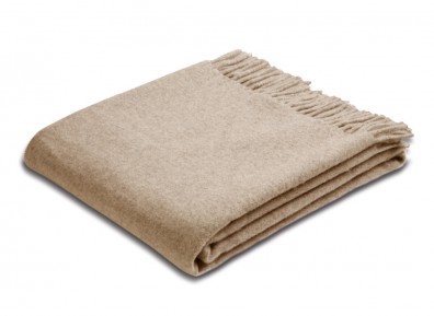 Biederlack Plaid WOOL Beige