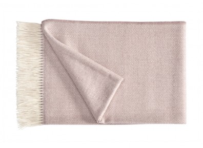 Christian Fischbacher Kuscheldecke Noble rosa Alpaka