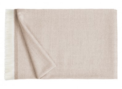 Fischbacher 1819 Kuscheldecke SAINT TROPEZ Leinen