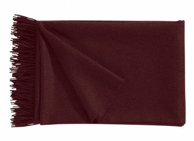 Christian Fischbacher Tagesdecke Puro marsala Alpaka