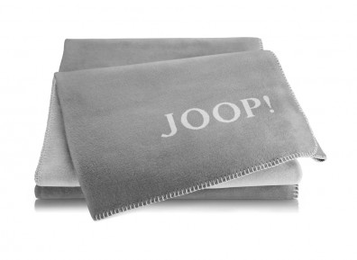 Joop! Plaid Uni Doubleface graphit rauch
