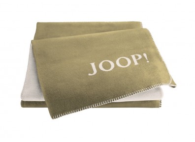 Joop! Plaid UNI DOUBLEFACE Moos Ecru