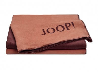 Joop! Plaid UNI DOUBLEFACE Orange Bordeaux