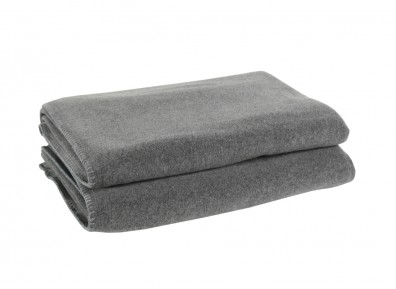 Zoeppritz Kuscheldecke SOFT FLEECE Mittelgrau